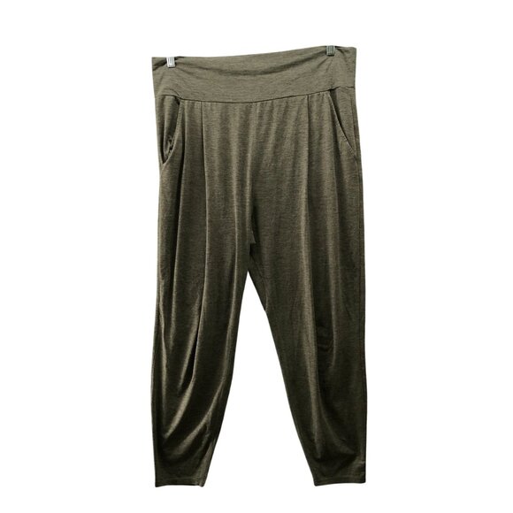 Vuori Pants - Vuori Lux At Ease Harem Jogger Pants Womens XL Olive Green Yoga Active Lounge